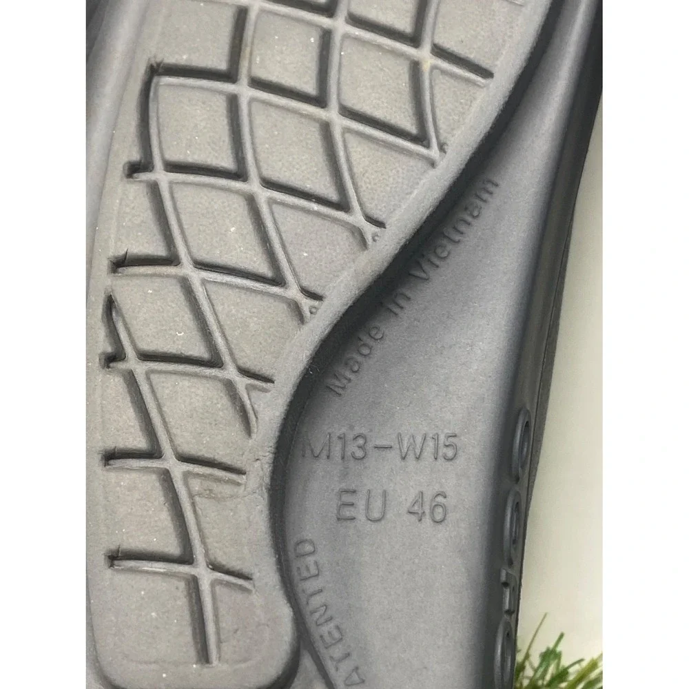 Oofos OOahh Recovery Slide Sandals Mens Gray Comfort Sport Slip On US 13